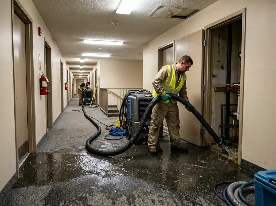multi-unit-apartment-hallway-f-005 — frequently asked questions, Emergency Burst Pipe Water Extraction & Removal in Cherry V…